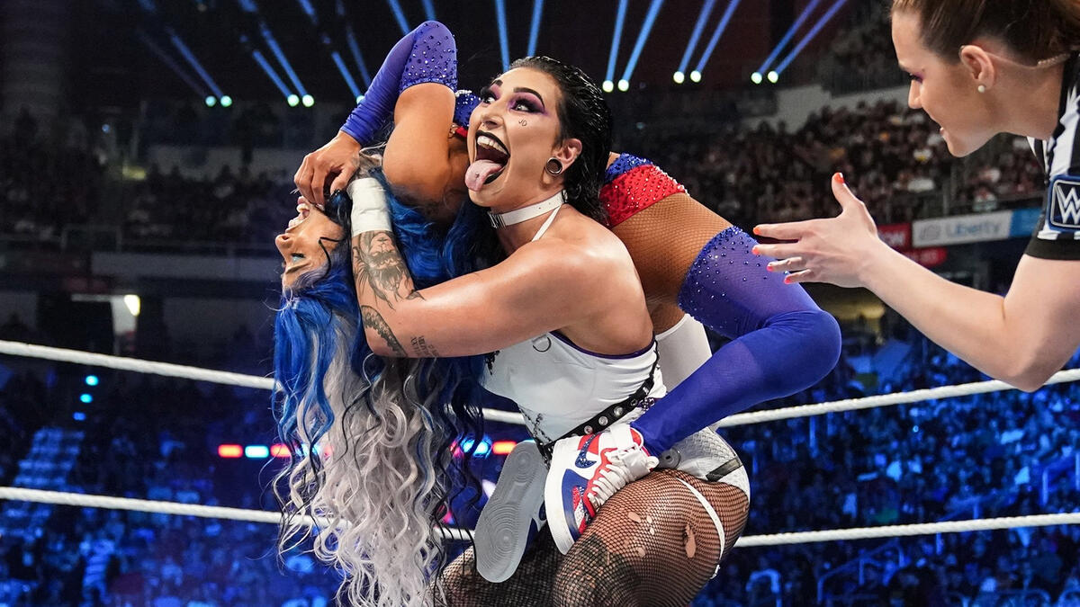 Rhea Ripley vs. Zelina Vega SmackDown Women's Championship Match WWE