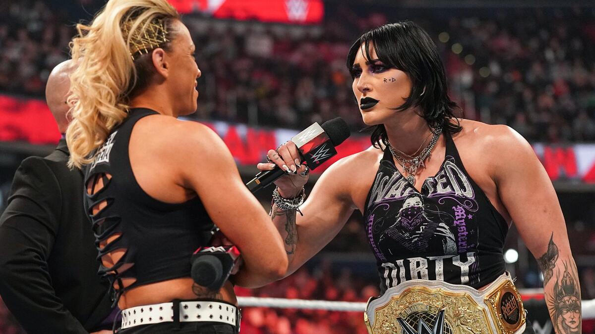 Zoey Stark confronts Rhea Ripley ahead of Survivor Series title match ...