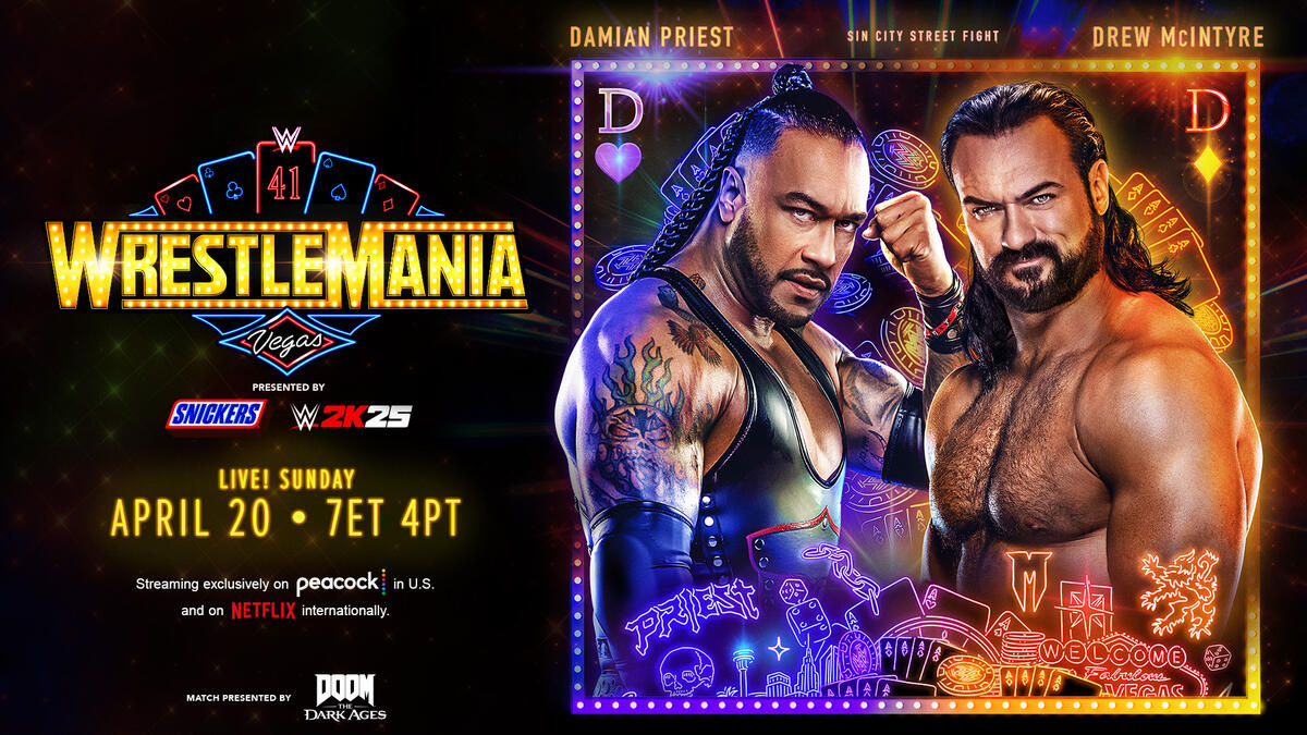 開封品　貴重！WWE クラシック限定版！全日　テリー・ゴディ&マイケル・ヘイズ Damian Priest vs. Drew McIntyre | Sin City Street Fight