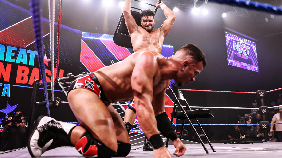 Ethan Page vs. Ricky Saints | North American Title Match: Great American Bash 2025 highlights | WWE