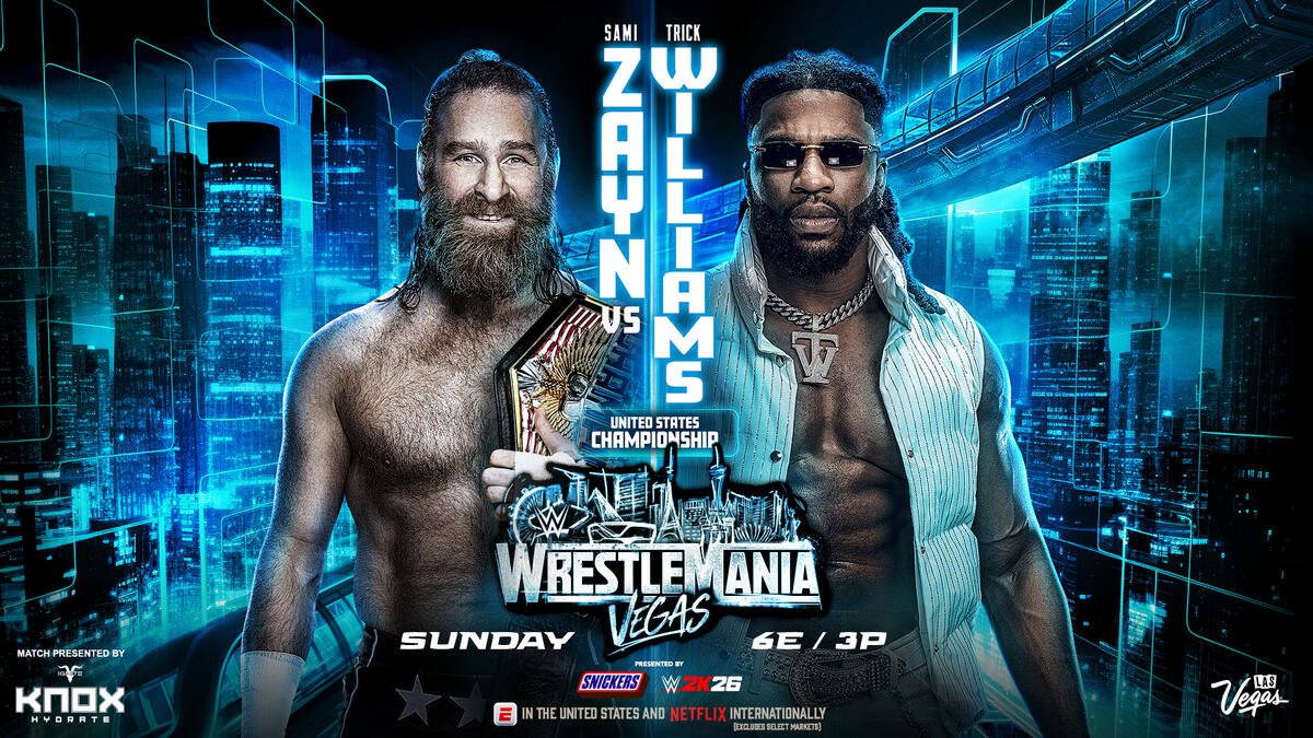 United States Champion Sami Zayn vs. Trick Williams | WWE