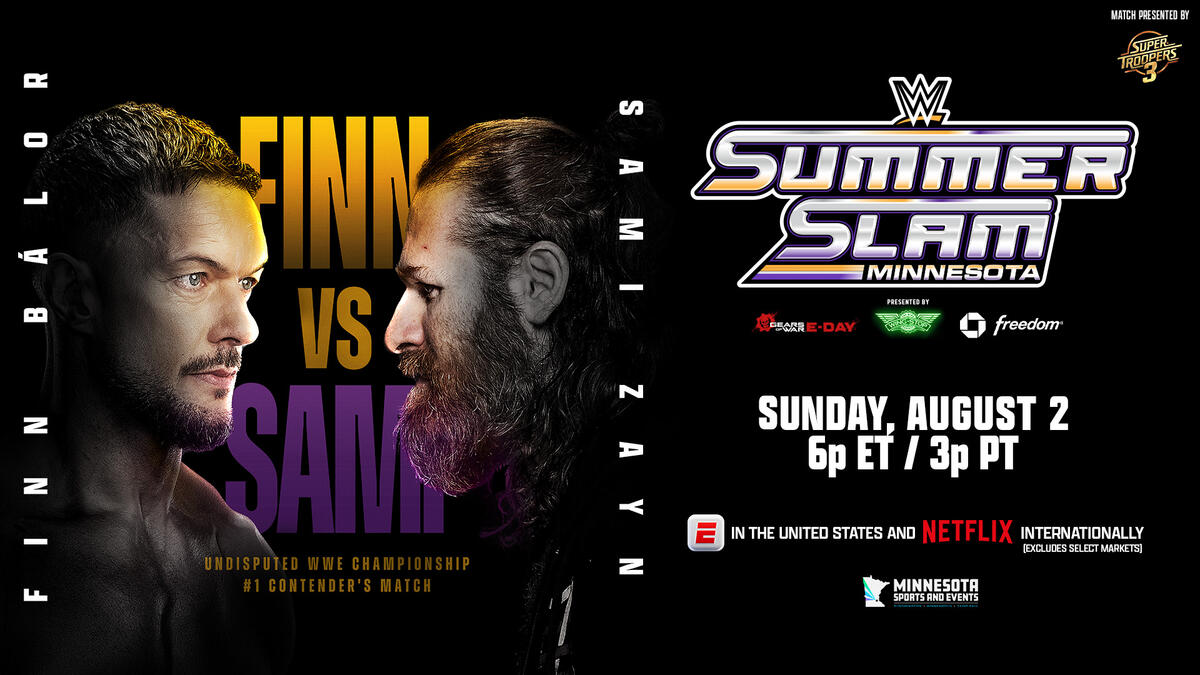 Sami Zayn vs. Finn Bálor: Winner Earns Undisputed Title Shot