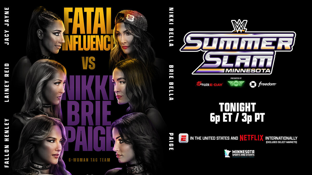 SummerSlam Showdown: The Bella Twins & Paige Set to Clash with Fatal Influence