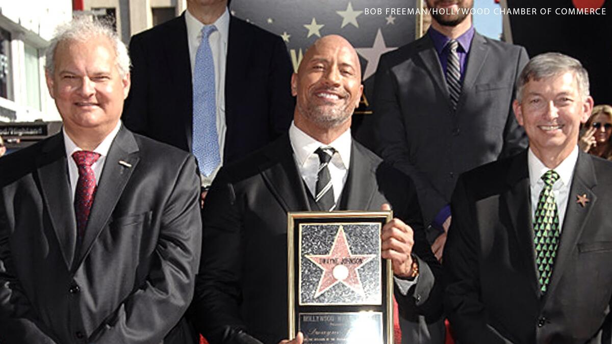 The Rock receives a star on the Hollywood Walk of Fame: photos | WWE