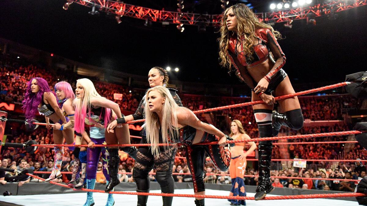 Wwe Absolution Members Absolution attacked Asuka | WWE