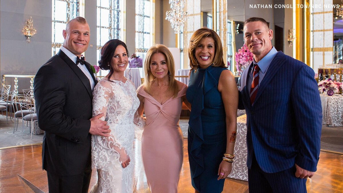 httpsgalleryjohn cena officiates wedding on nbc today photos