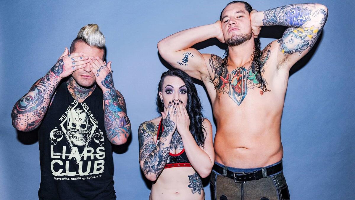 Baron Corbin, Ruby Riott and Corey Graves in Inked Magazine: photos | WWE