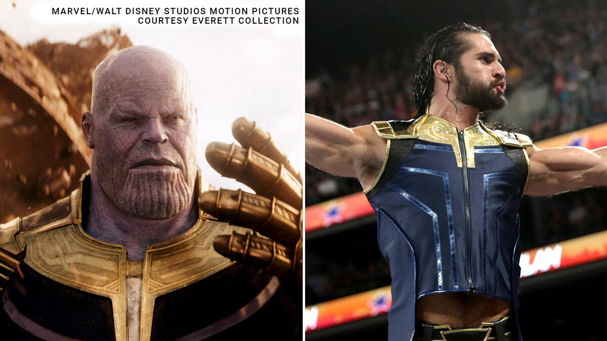 Seth Rollins' Thanos-inspired ring gear: photos WWE.