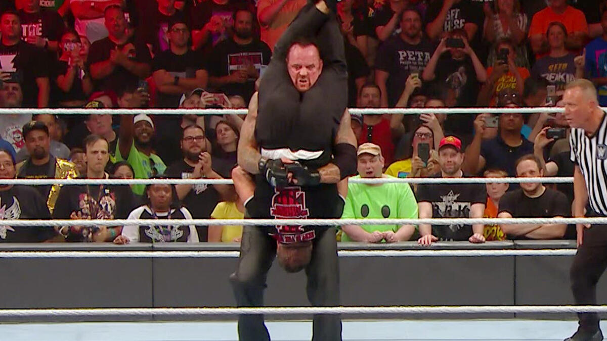 The Undertaker Roman Reigns Def Shane Mcmahon Drew Mcintyre