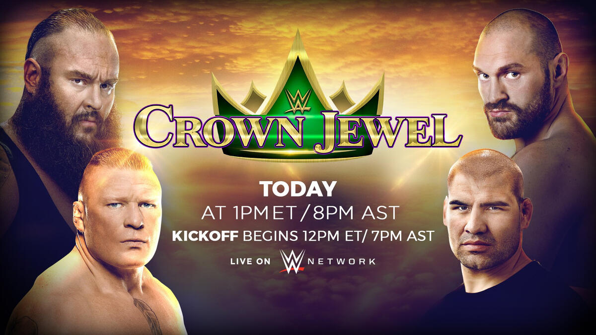 WWE Crown Jewel 2019 match card, how to watch, previews, start time