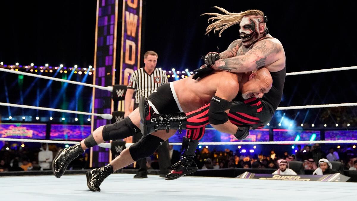 Goldberg Spears Wyatt 4 times: WWE Super ShowDown 2020 (WWE Network Exclusive)