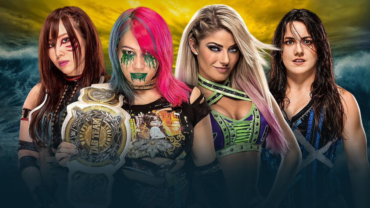 WWE Women's Tag Team Champions The Kabuki Warriors vs. Alexa Bliss & Nikki  Cross | WWE