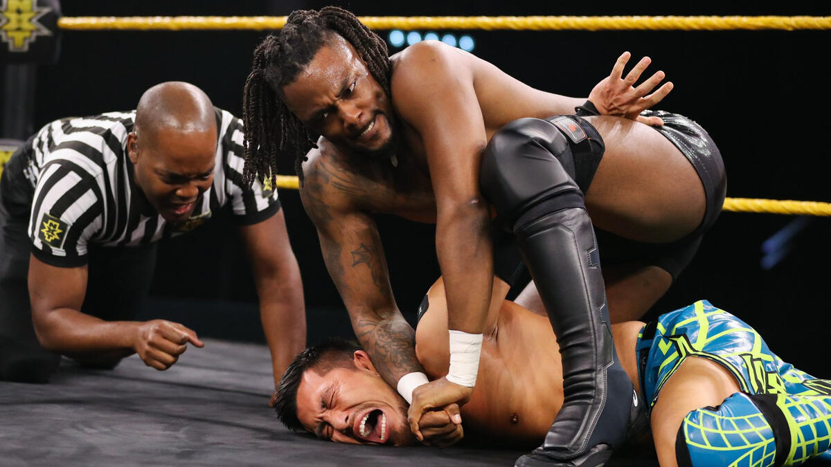 Akira Tozawa def. Isaiah "Swerve" Scott in an NXT Interim ...