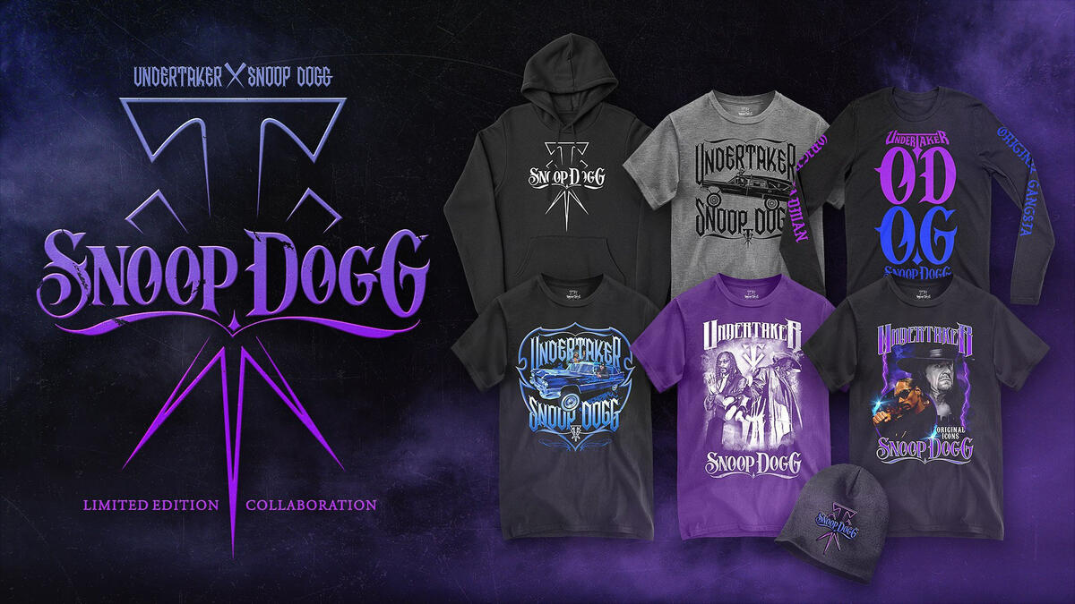 Undertaker and Snoop Dogg collaborate on iconic merchandise ...