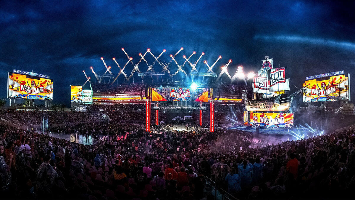 Sellout crowd attends Night One of WrestleMania 37 WWE