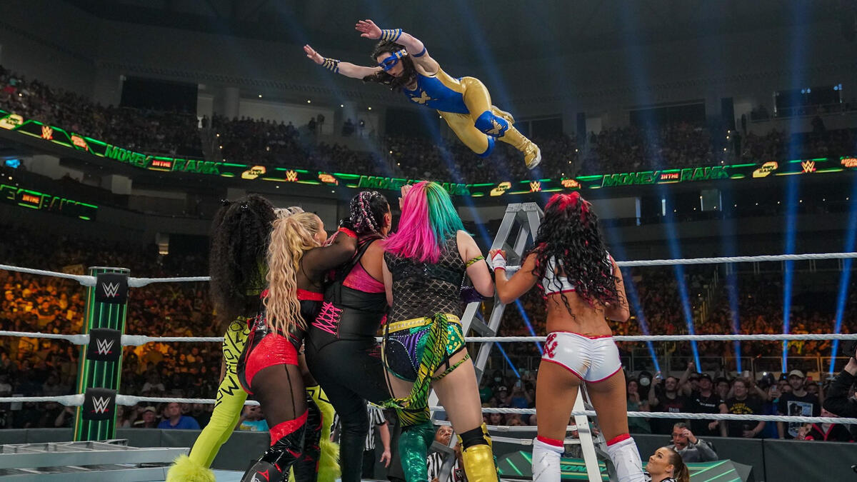 Women's Money in the Bank Ladder Match photos WWE