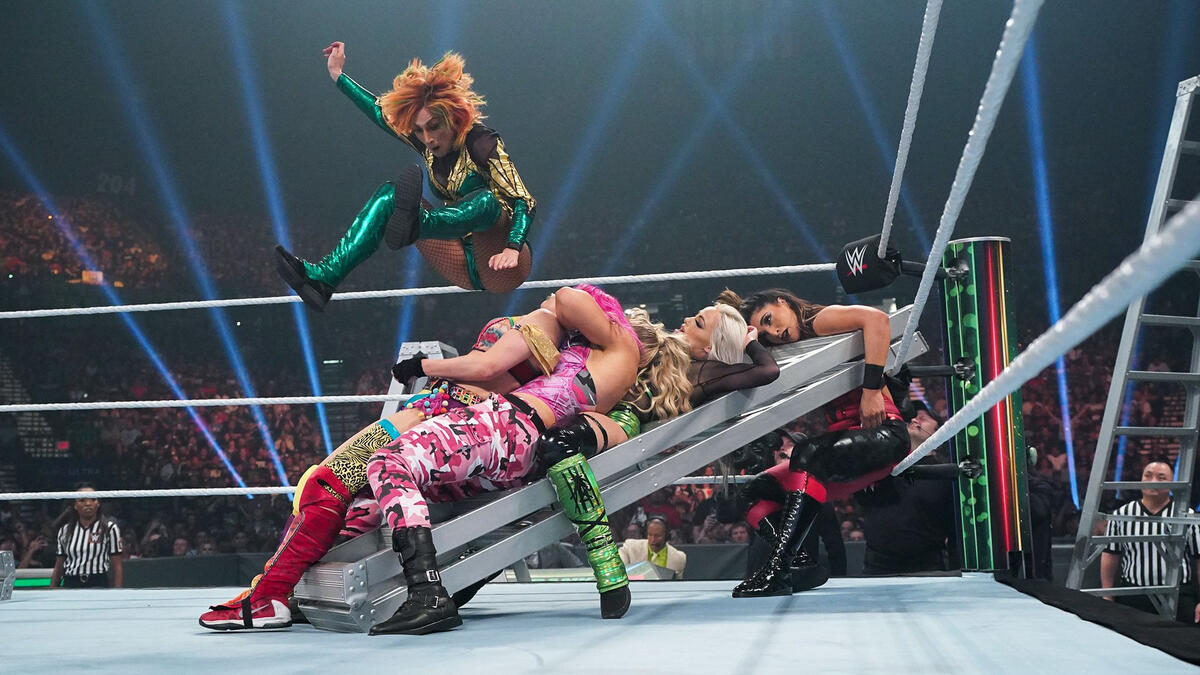 2022 Women's Money in the Bank Ladder Match photos WWE