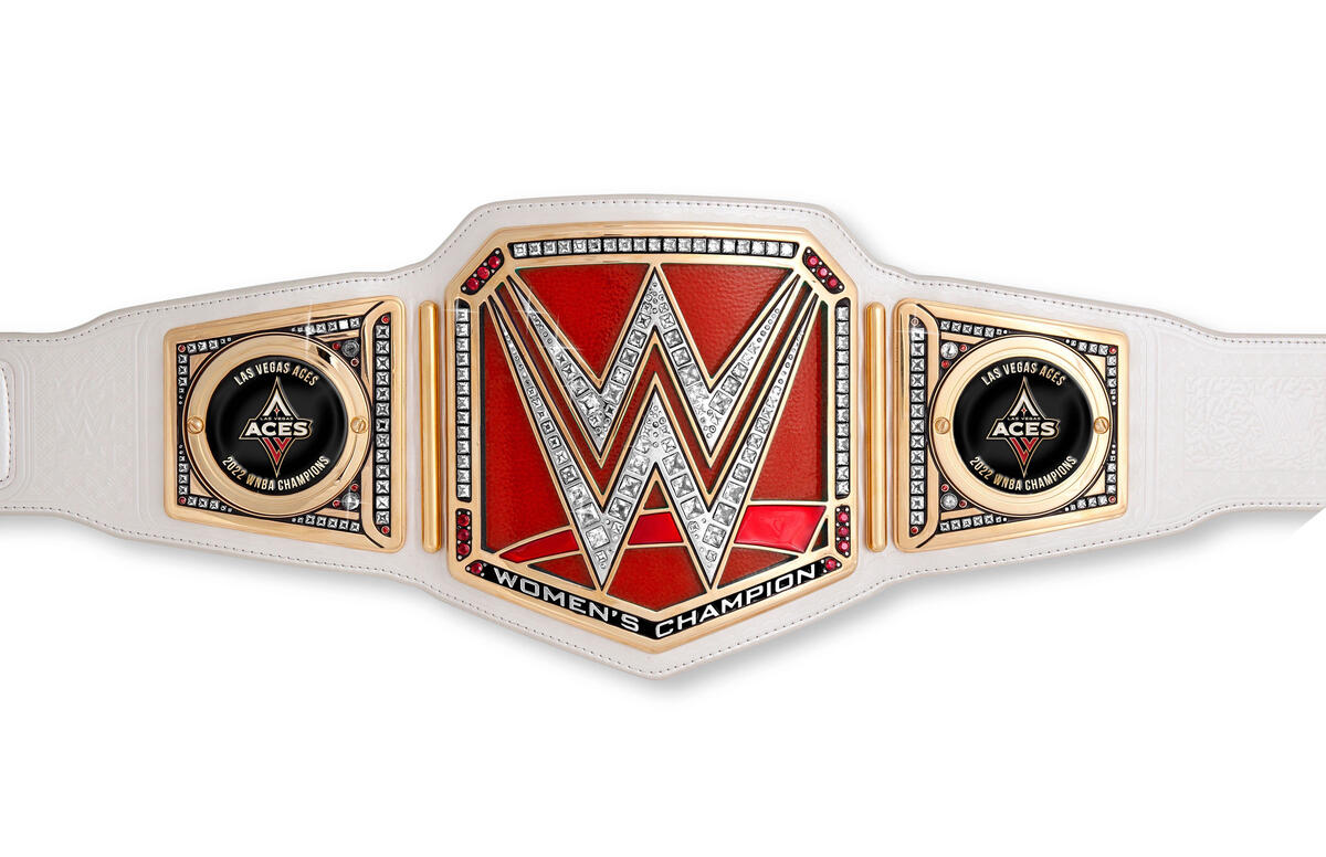 Las Vegas Aces receive custom WWE Title | WWE