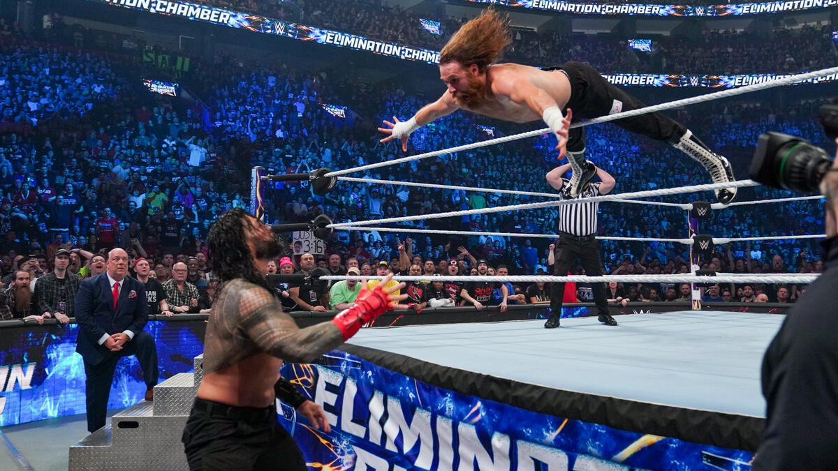 Roman Reigns vs. Sami Zayn WWE Undisputed Universal Title Match