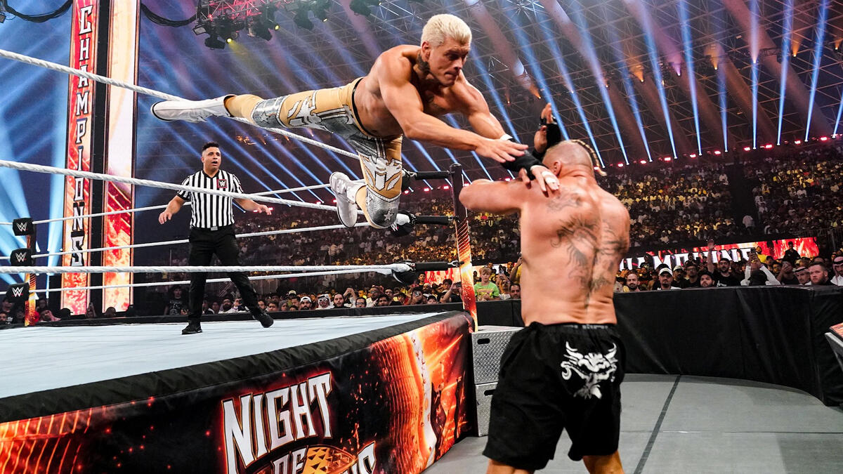 Cody Rhodes vs. Brock Lesnar photos WWE