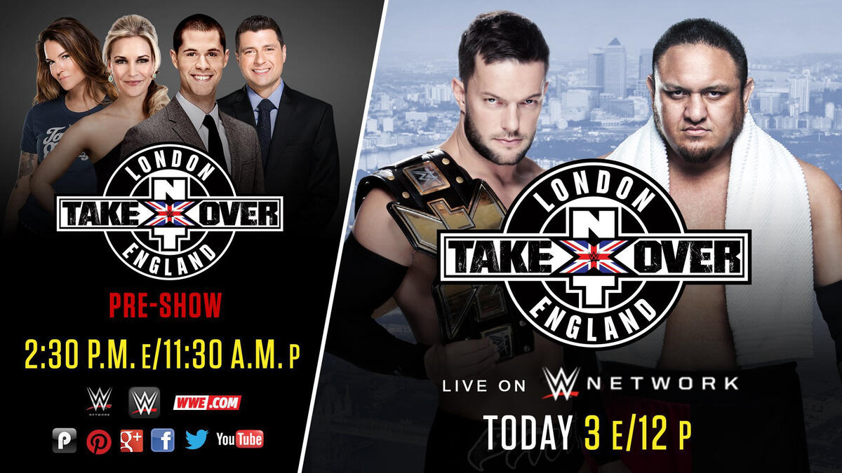 Tune into WWE Network today for complete NXT TakeOver: London coverage! 