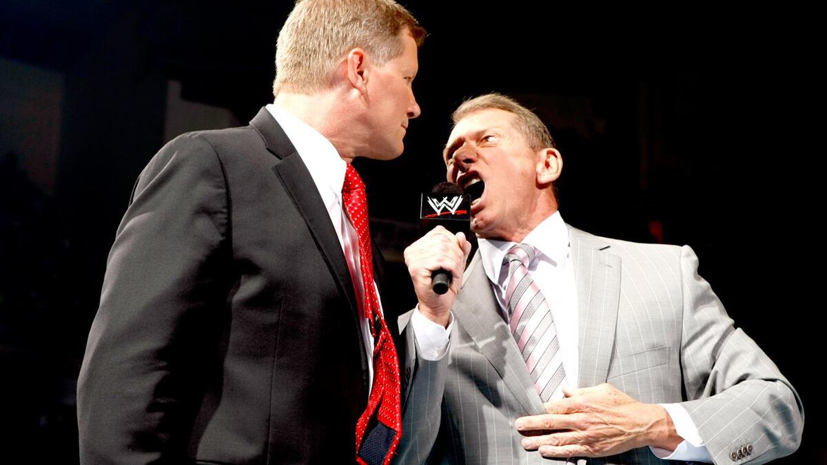 Mr. McMahon evaluates John Laurinaitis: photos | WWE