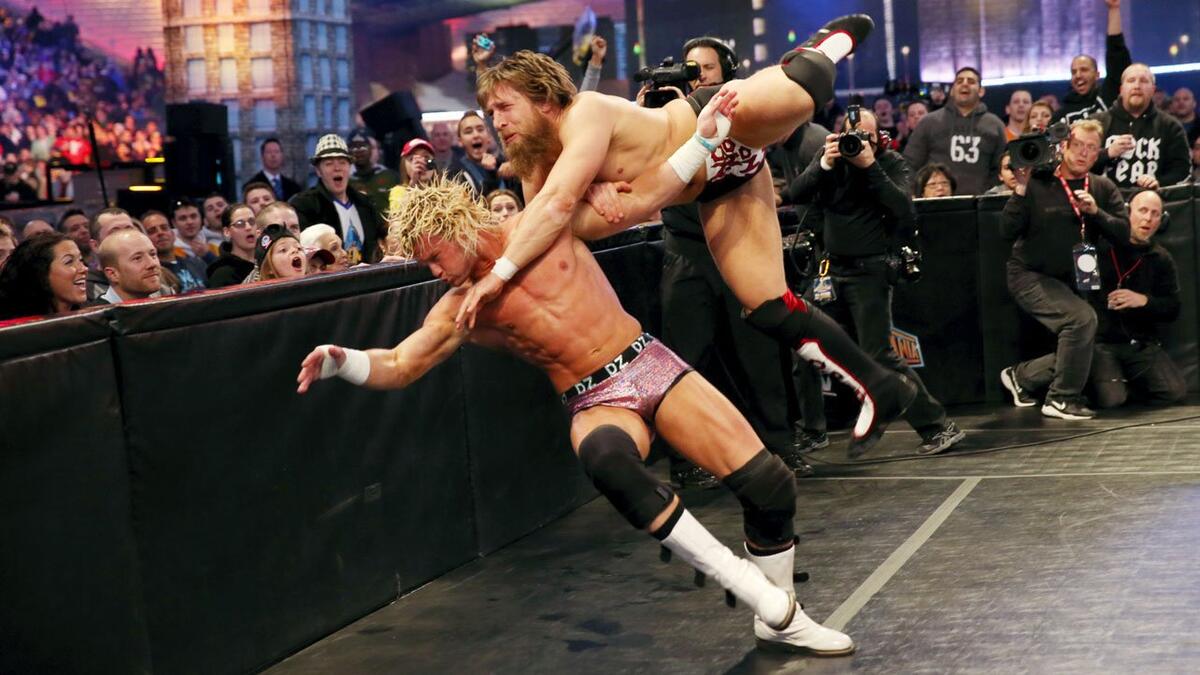 Team Hell No vs. Dolph Ziggler & Big E Langston - WWE Tag Team ...