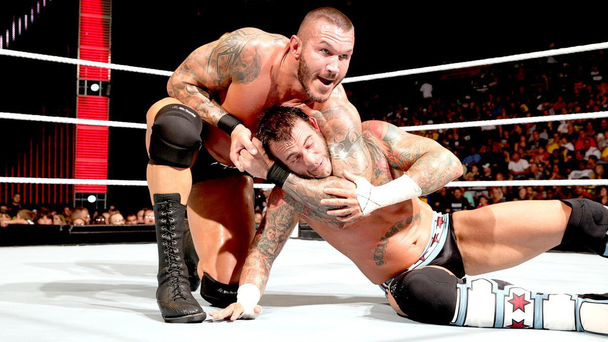 Randy Orton Vs CM Punk Photos WWE
