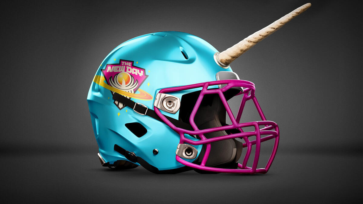 Wwe Inspired Football Helmets Photos Wwe