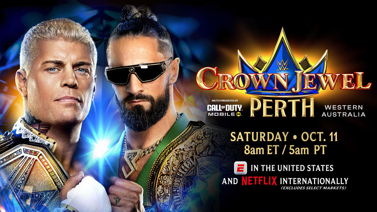 Cody Rhodes vs. Seth Rollins | Crown Jewel Title Match: Crown