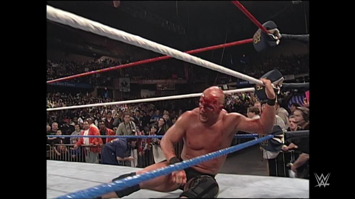 “Stone Cold” Steve Austin refuses to quit | WrestleMania 13: 42 ...