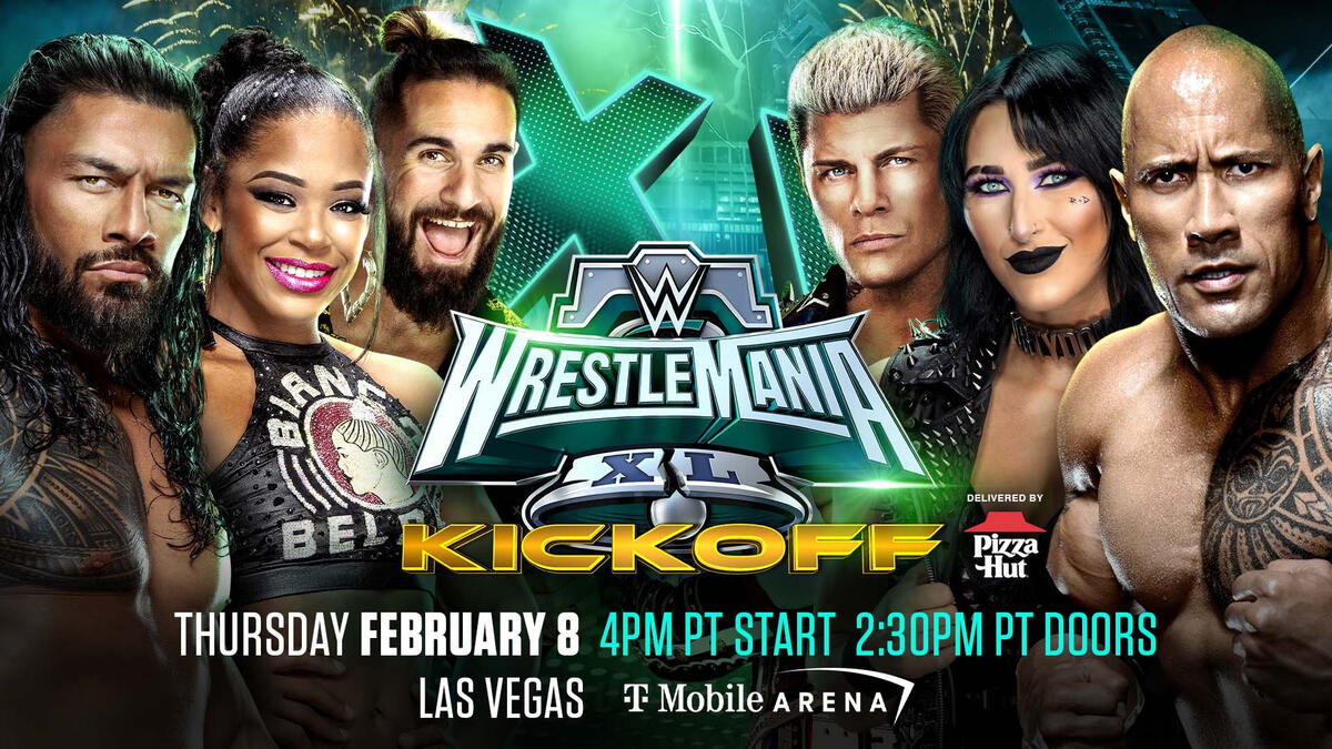 WWE WrestleMania Kickoff Event Update