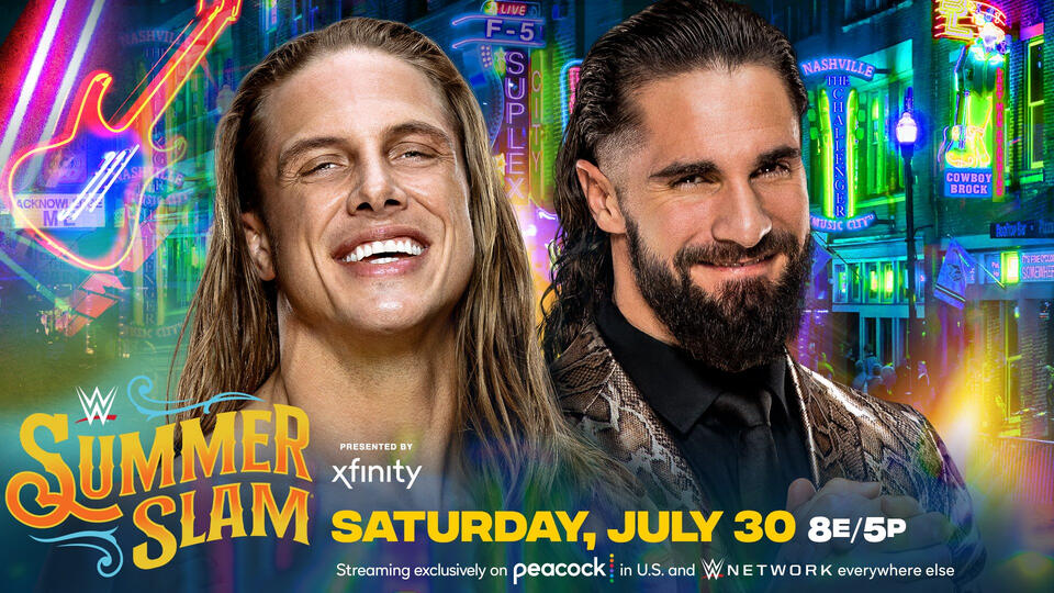 Riddle Vs Seth Rollins Added To WWE SummerSlam