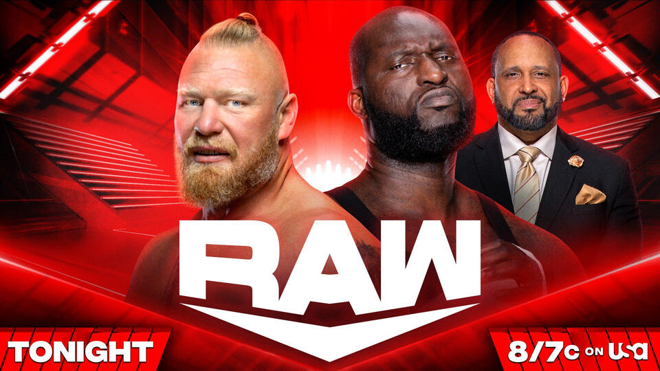 Brock Lesnar vs Omos en RAW