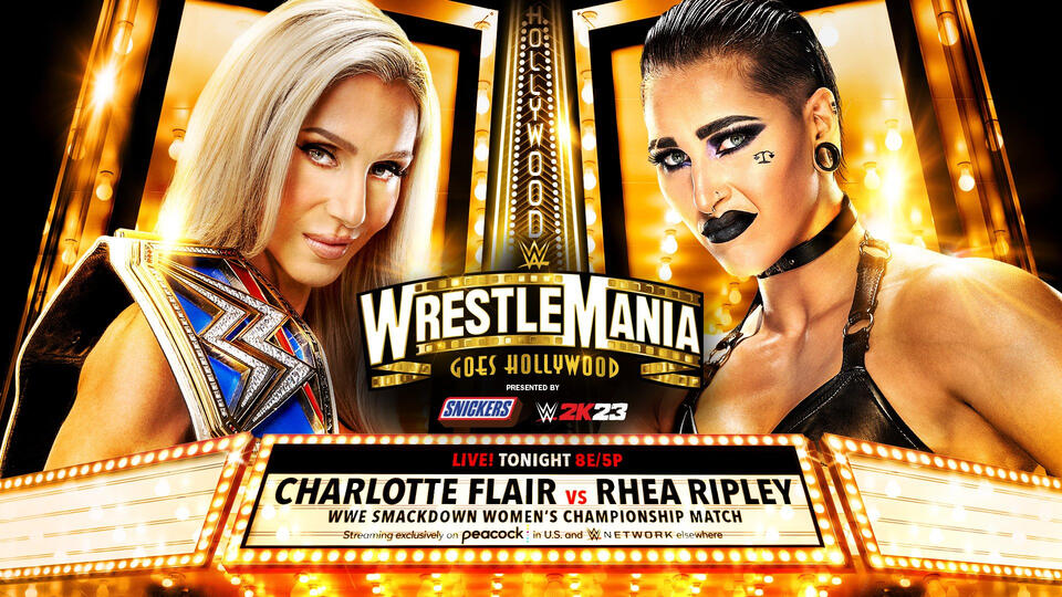 Charlote vs Replay WWE WrestleMania 39 Noche 1 Repeticion