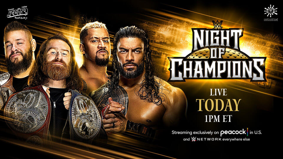 Opener And Main Event For WWE Night Of Champions Revealed