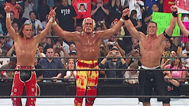 Cusco Stolpe dommer John Cena, Hulk Hogan and Shawn Michaels vs. Chris Jericho, Christian and  Tomko: Raw, June 27, 2005 | WWE