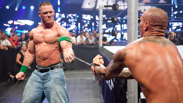 John Cena Vs Randy Orton Wwe Championship I Quit Match