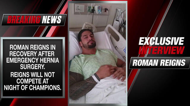 Roman Reigns Addresses His Emergency Surgery Wwe