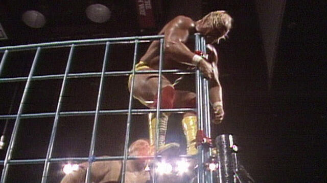 Hulk vs. King Bundy: WrestleMania 2 - WWE Steel Cage | WWE