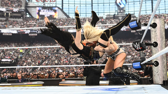 WWE Stephanie Vaquer Liv Morgan WrestleMania 42 Photo