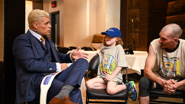 WWE Cody Rhodes Make-A-Wish Photo