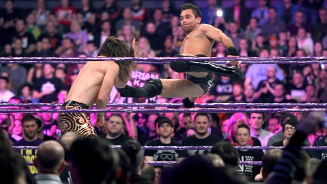The Brian Kendrick Noam Dar vs. Rich Swann Sin Cara WWE Image