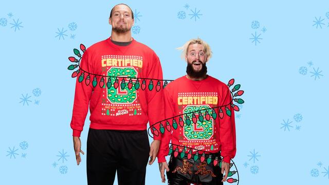 Ugly WWE Christmas sweaters