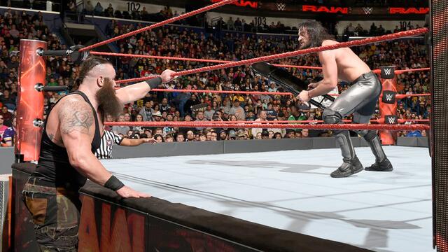 Seth Rollins vs. Braun Strowman Raw WWE Image