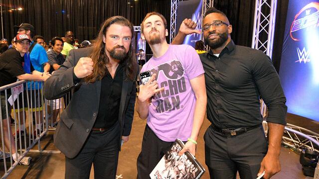 WrestleMania 33 Axxess Day 4 photos Brian Kendrick Cedric Alexander