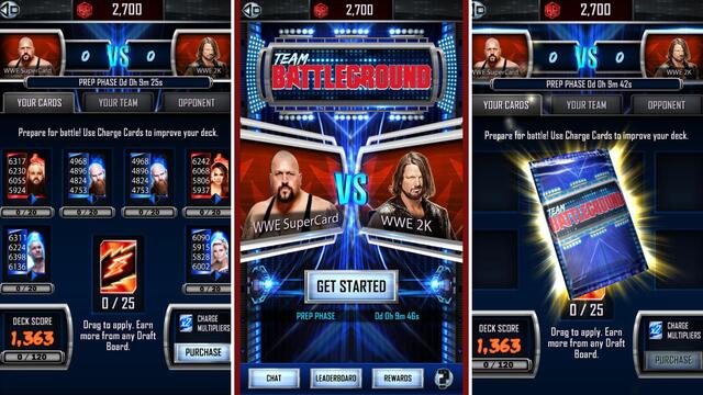 WWE SuperCard Team Battleground update