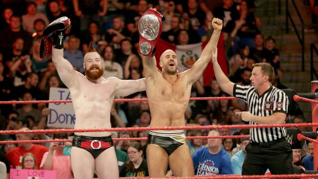 Slater & Rhyno vs. Sheamus & Cesaro