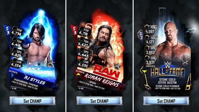 WWE SuperCard Season 4 cards