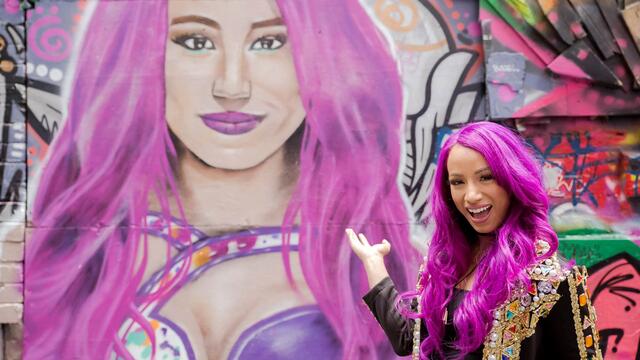 Sasha Banks visits Melbourne, Australia, July 2017: photos